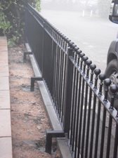Victorian ball top railings
