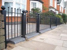 Ball top railings