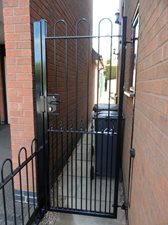 Bow top design tall entrance gate